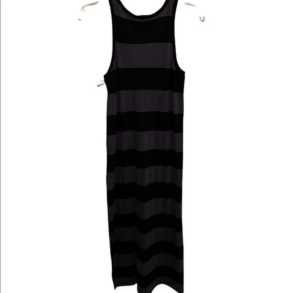 ATM Pima Cotton Stripe Maxi Tank Dress - Picture 4 of 10